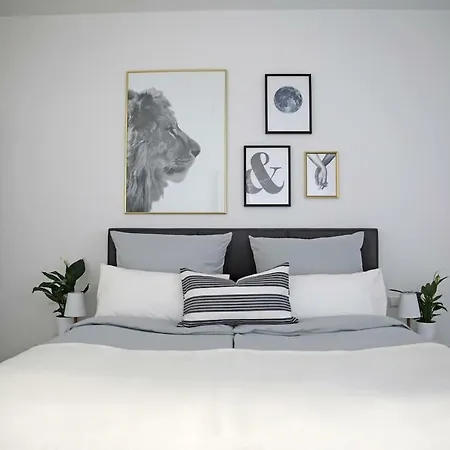 Lux 90m2 - 2 Kingsize Beds - Center - Netflix - 2min To Train - Excellent View Apartament Ulm