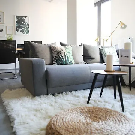 Lux 90m2 - 2 Kingsize Beds - Center - Netflix - 2min To Train - Excellent View Apartament Ulm